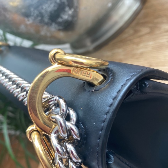 Sold on IG 🌹Fendi Kan I Small in black leather - Picture 8 of 16